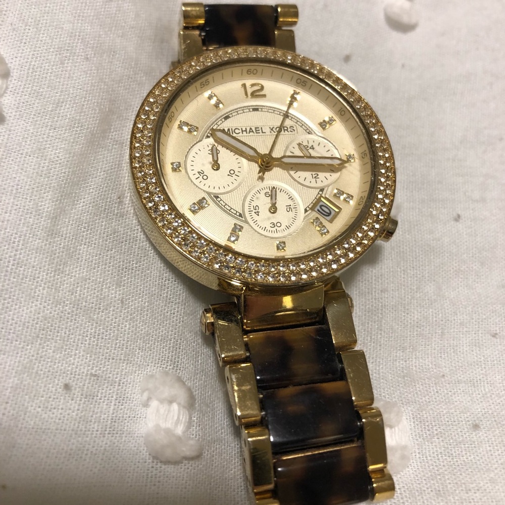 Michael Kors Tortoise Shell Watch